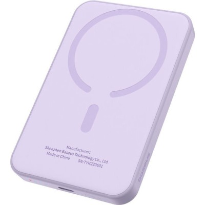 Baseues Magnetic Mini Powerbank 5000mAh 20W Purple